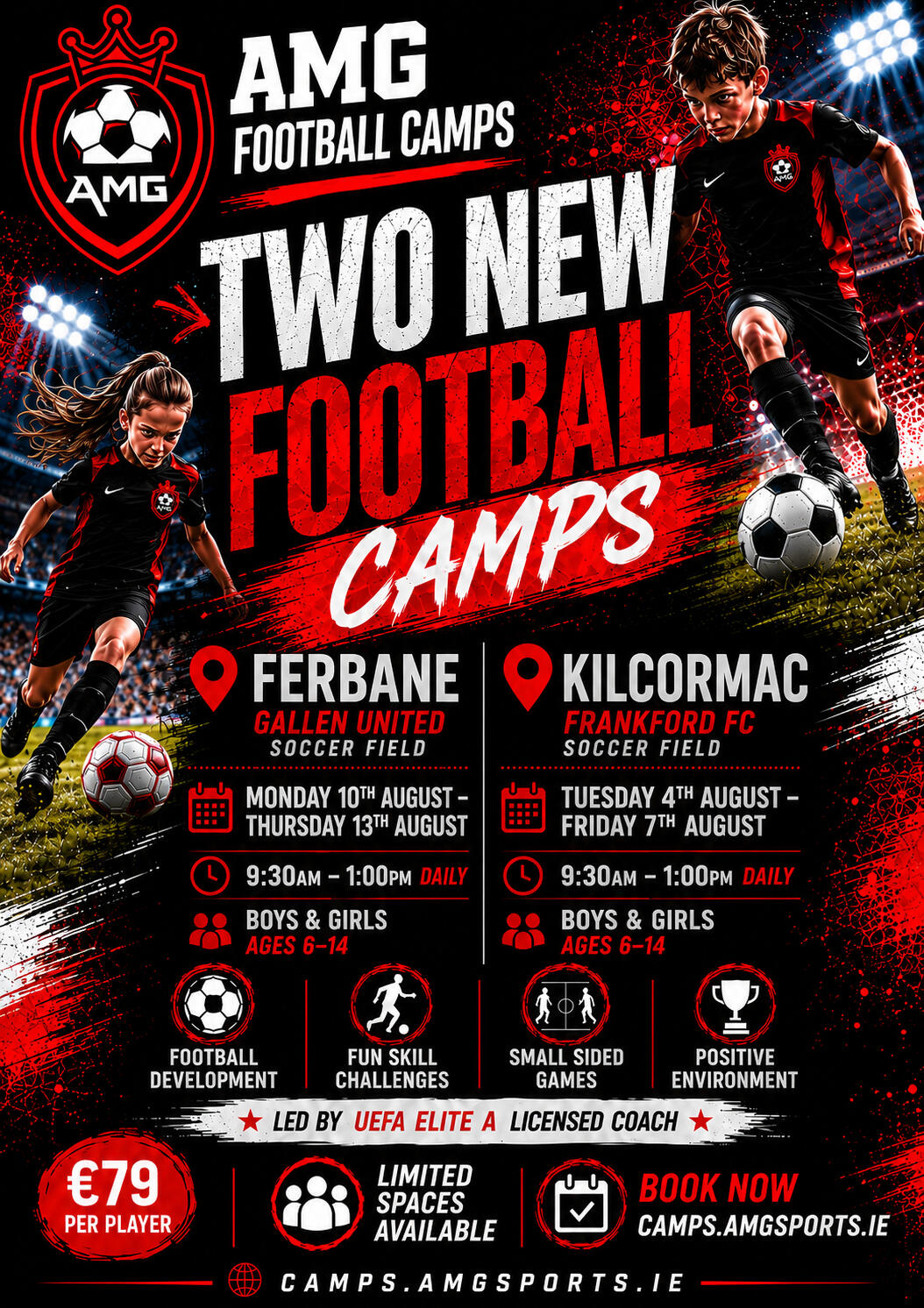 Banagher AMG Football Camp Banagher AMG Football Camp